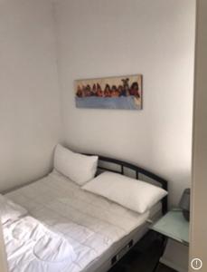 Postel nebo postele na pokoji v ubytování Frau Holle