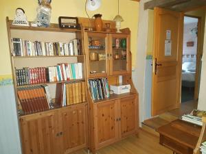 Knihovna v bed and breakfast