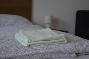 Posteľ alebo postele v izbe v ubytovaní Ubytovanie Luky