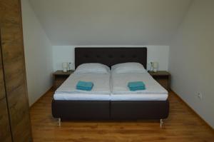 Posteľ alebo postele v izbe v ubytovaní Ubytovanie Luky