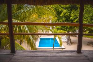 Bazén v ubytování Royal Palm Bacalar Cabañas & Lagoon Club nebo v jeho okolí