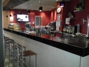 Lounge nebo bar v ubytování Hostal Cafeteteria Goya