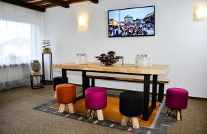 TV a/nebo společenská místnost v ubytování Hotel Waldblick