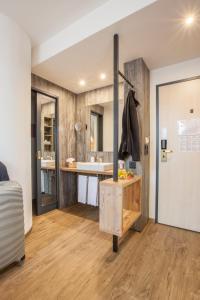 Köök või kööginurk majutusasutuses Boutiquehotel Thessoni Classic & Self service Residence Home Zürich