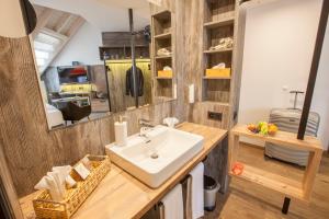 Vannituba majutusasutuses Boutiquehotel Thessoni Classic & Self service Residence Home Zürich
