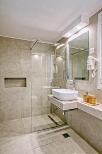 Koupelna v ubytování Villa Eftichia Hotel Apartments & Studios