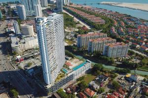 Nespecifikovaný výhled na destinaci George Town nebo výhled na město při pohledu z apartmánu