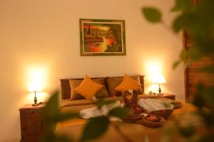The Rahayu Cottage的休息区