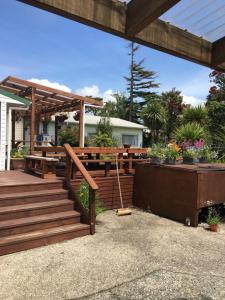 Balkón nebo terasa v ubytování Tripinn Modern Motels & Affordable Accommodation