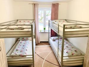 Cama ou camas em um quarto em New Hostel Berlin Mitte FREE SNACK hot tea and coffee