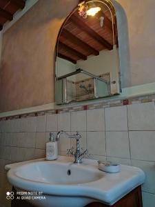 Ett badrum på La Pievina