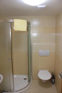 Koupelna v ubytování Horský Penzion Černava