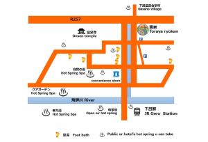 The floor plan of 寅家 Japanese modern hotel