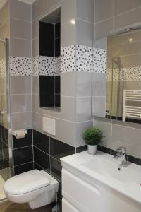 Koupelna v ubytování Hotel Etchoinia
