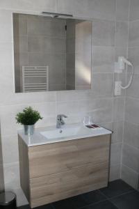 Koupelna v ubytování Hotel Etchoinia