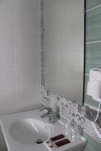 Koupelna v ubytování Hotel Etchoinia
