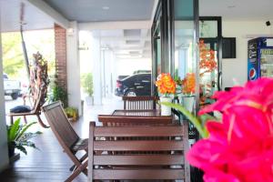 Posezení v ubytování Plus Hotel