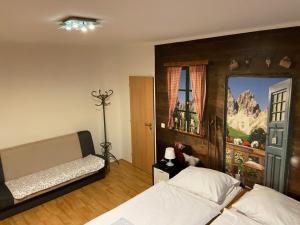 Postel nebo postele na pokoji v ubytování Apartmány Viktorka