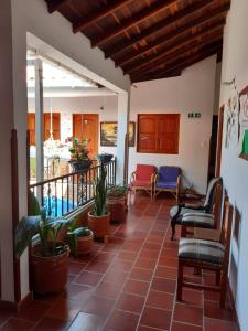 Zona d'estar a Posada San Luis