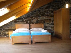 Un pat sau paturi într-o cameră la Casa de Aldea Araceli