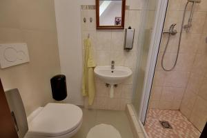 Koupelna v ubytování Apartmany Kadleců
