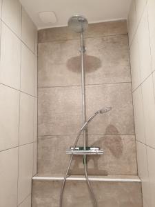 una doccia con soffione in un bagno di RAND'UBAYE a Barcelonnette Altre 32 foto