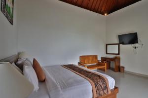 TV a/nebo společenská místnost v ubytování Arya Resort Nusa Penida