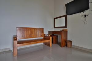 TV a/nebo společenská místnost v ubytování Arya Resort Nusa Penida