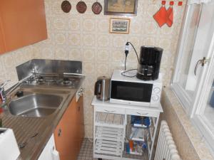 Kuchyň nebo kuchyňský kout v ubytování Appartment Kieper