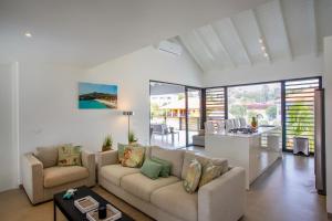 Area soggiorno di La Royal Penthouse Apartment Jan Thiel
