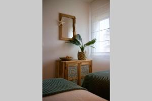 Postel nebo postele na pokoji v ubytování Javea luxury apartment 50m from Arenal sandy beach