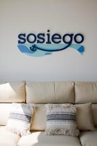 Posezení v ubytování Sosiego Hostal de Mar