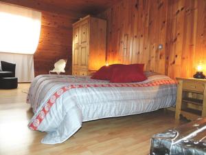 Ένα ή περισσότερα κρεβάτια σε δωμάτιο στο Au Chalet Bain Nordique neuf indépendant calme assuré +28 φωτογραφίες
