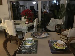 Posezení v ubytování B&B Casa Cantoniera