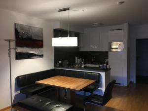 Kuchyň nebo kuchyňský kout v ubytování Ferienapartment Nassfeld