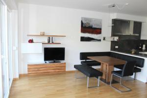 Kuchyň nebo kuchyňský kout v ubytování Ferienapartment Nassfeld