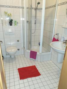 Koupelna v ubytování Hotel Eigelstein