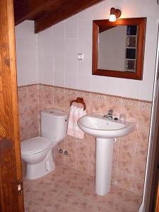 Koupelna v ubytování Hotel Rural El Rincón de Gadea