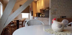 Kuchyň nebo kuchyňský kout v ubytování Apartment Campinor
