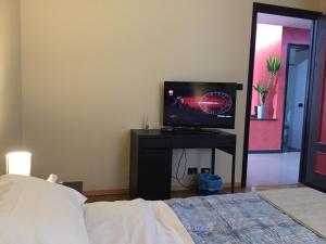 TV a/nebo společenská místnost v ubytování House Torêt