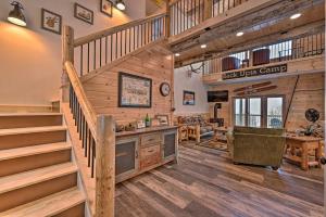 The lobby or reception area at Rustic 3-Story Pittsburg Cabin with Lake and Mtn Views