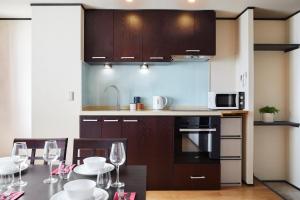 Dapur atau dapur kecil di The Address Akakura