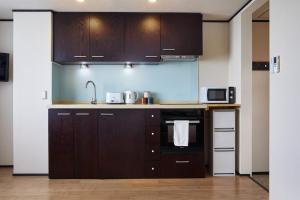 Dapur atau dapur kecil di The Address Akakura