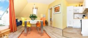 Η κουζίνα ή μικρή κουζίνα στο Ostsee Residenz Meeresblick Traumblick