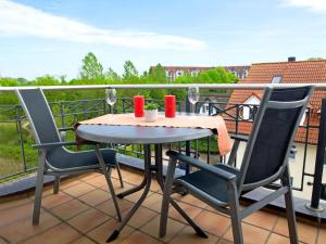 Rõdu või terrass majutusasutuses Ostsee Residenz Meeresblick Meeresrauschen +15 fotot