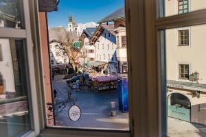 Vista general de Kitzbühel o vistes de la ciutat des de l'alberg