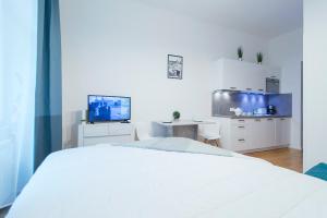 TV a/nebo společenská místnost v ubytování Modern apartment Pricna 4