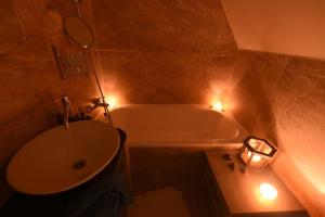 Kúpeľňa v ubytovaní Chata s wellness