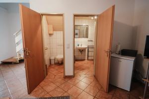 Kuchnia lub aneks kuchenny w obiekcie Gästehaus Finklacke