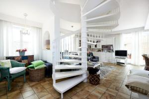 Kuchyň nebo kuchyňský kout v ubytování Ferienhaus Nest